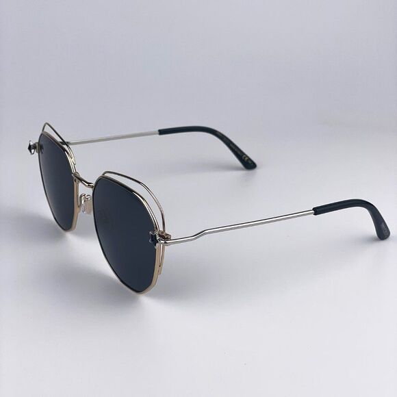 ? Jimmy Choo FRANNY/S J5G Sunglasses Gold Dark Gray Round Steel Women main image 11